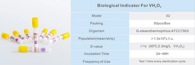 Medical Consumables Auto Rapid Readout Biological Indicator for Steam Sterilization