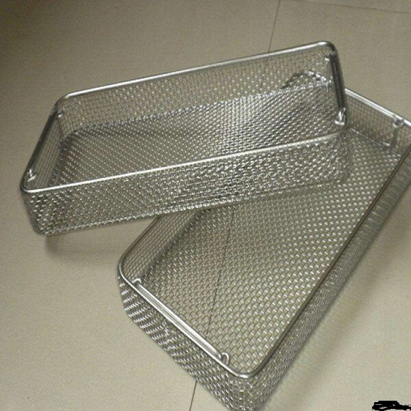 Instrument Cleaning Disinfection Sterilization Storage Handling Stainless Steel Mesh Baskets