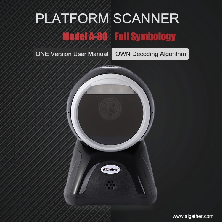 Hot Sale 2D Scanning Platform Desktop Barcode Scanner